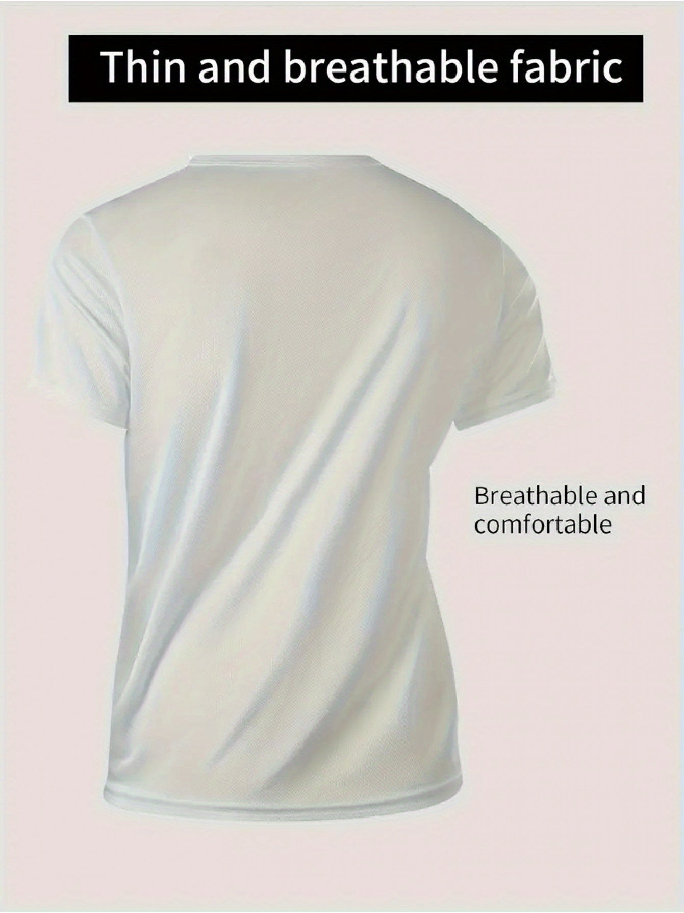 9pcs Breathable Quick-Dry Moisture-Wicking T-Shirts - 9 Color Options, Full-Body Digital Print, Round Neck Casual Fit for Gym & Summer Daily Wear, Machine Washable