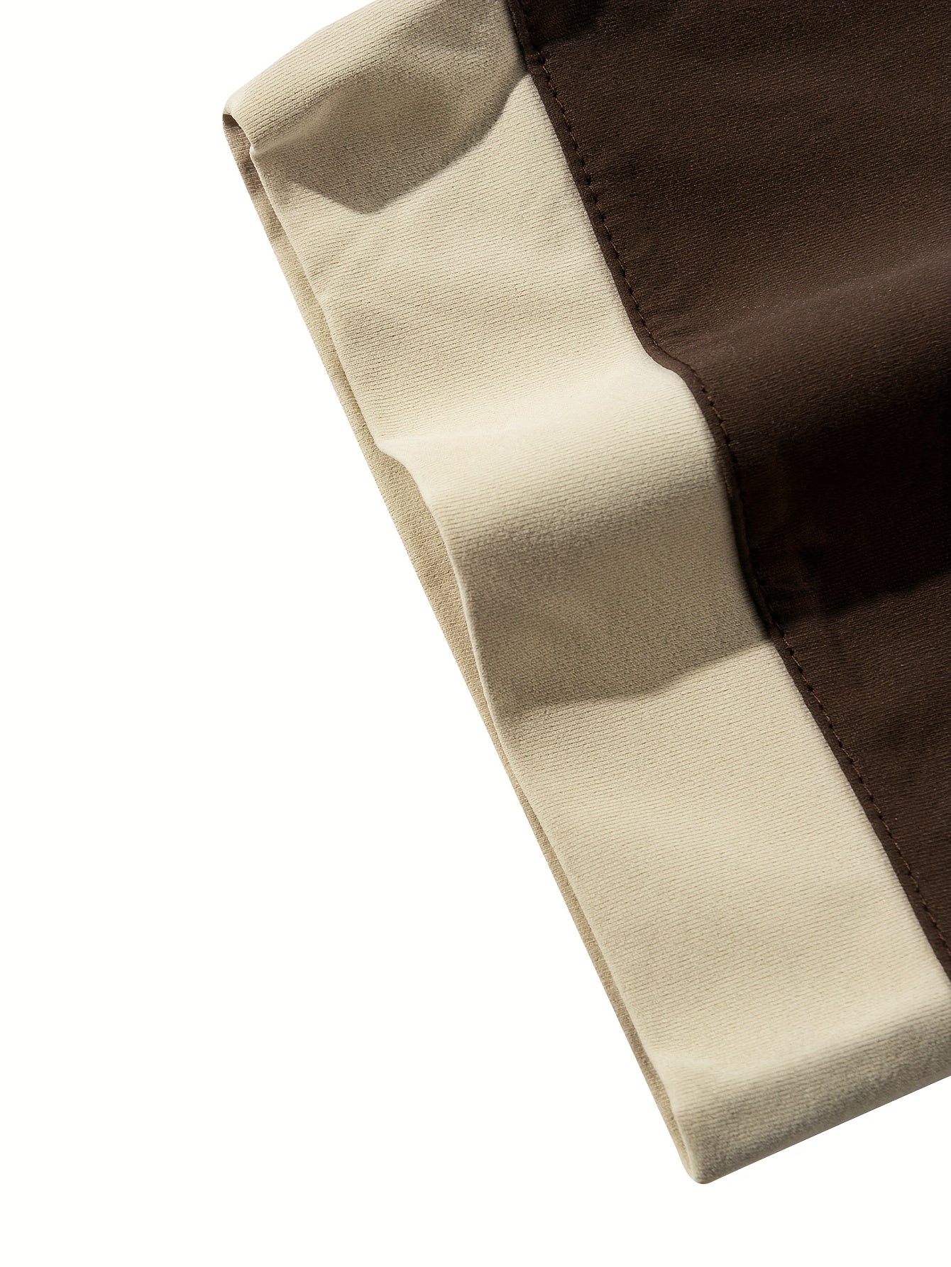 Men's Retro Color-Block Short Sleeve T-Shirt - Maillard Color Palette, Drop Shoulder Design, Breathable Summer Casual Top, Machine Washable Regular Fit, Vintage T Shirts, Contrast Color Design, Relaxed Fit Shirt