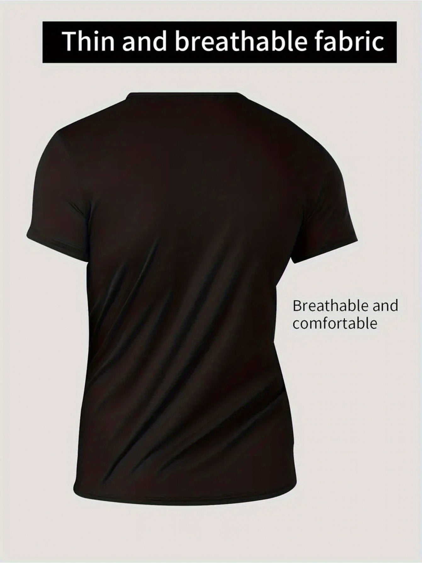 9pcs Breathable Quick-Dry Moisture-Wicking T-Shirts - 9 Color Options, Full-Body Digital Print, Round Neck Casual Fit for Gym & Summer Daily Wear, Machine Washable