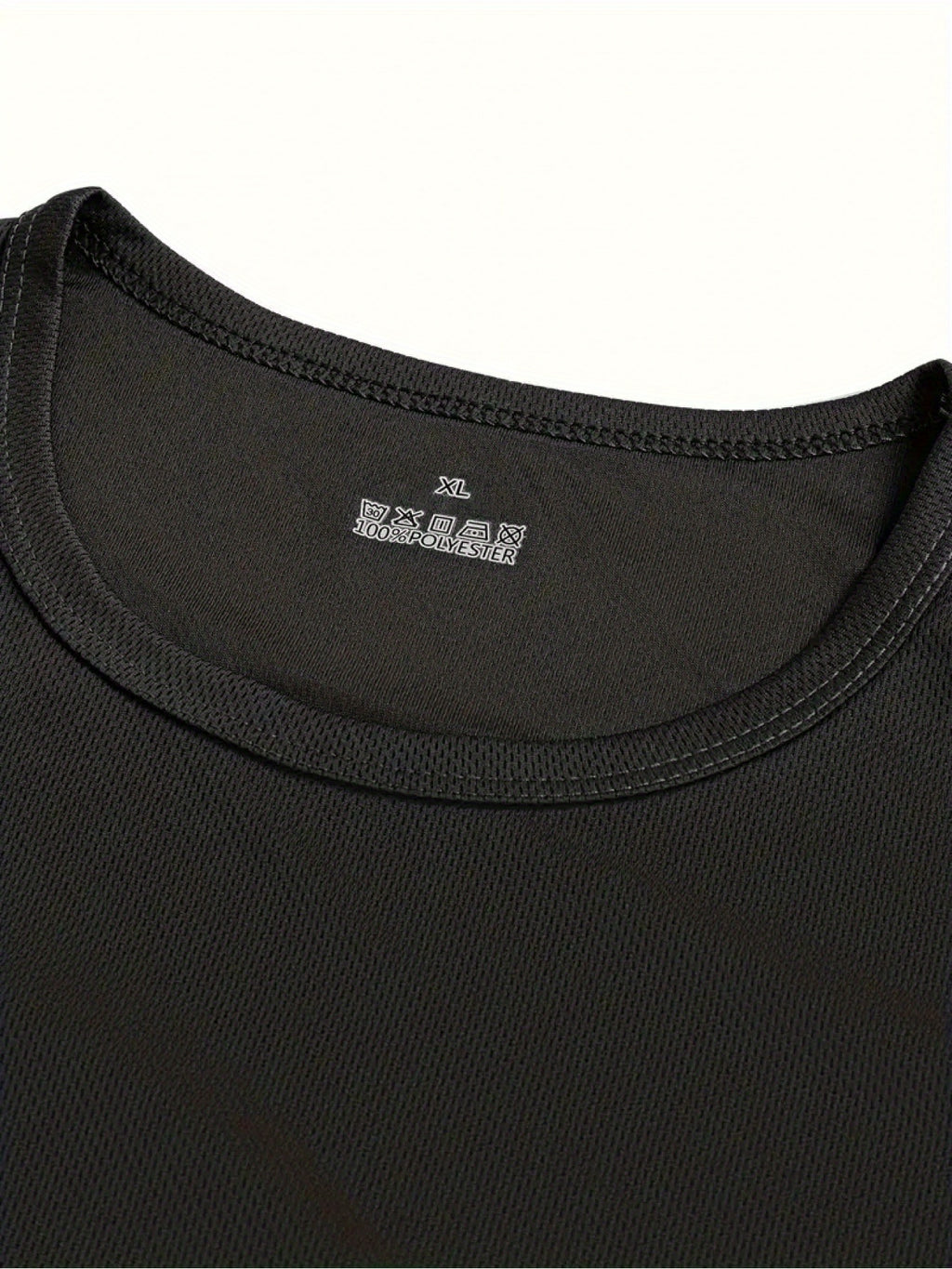 9pcs Breathable Quick-Dry Moisture-Wicking T-Shirts - 9 Color Options, Full-Body Digital Print, Round Neck Casual Fit for Gym & Summer Daily Wear, Machine Washable