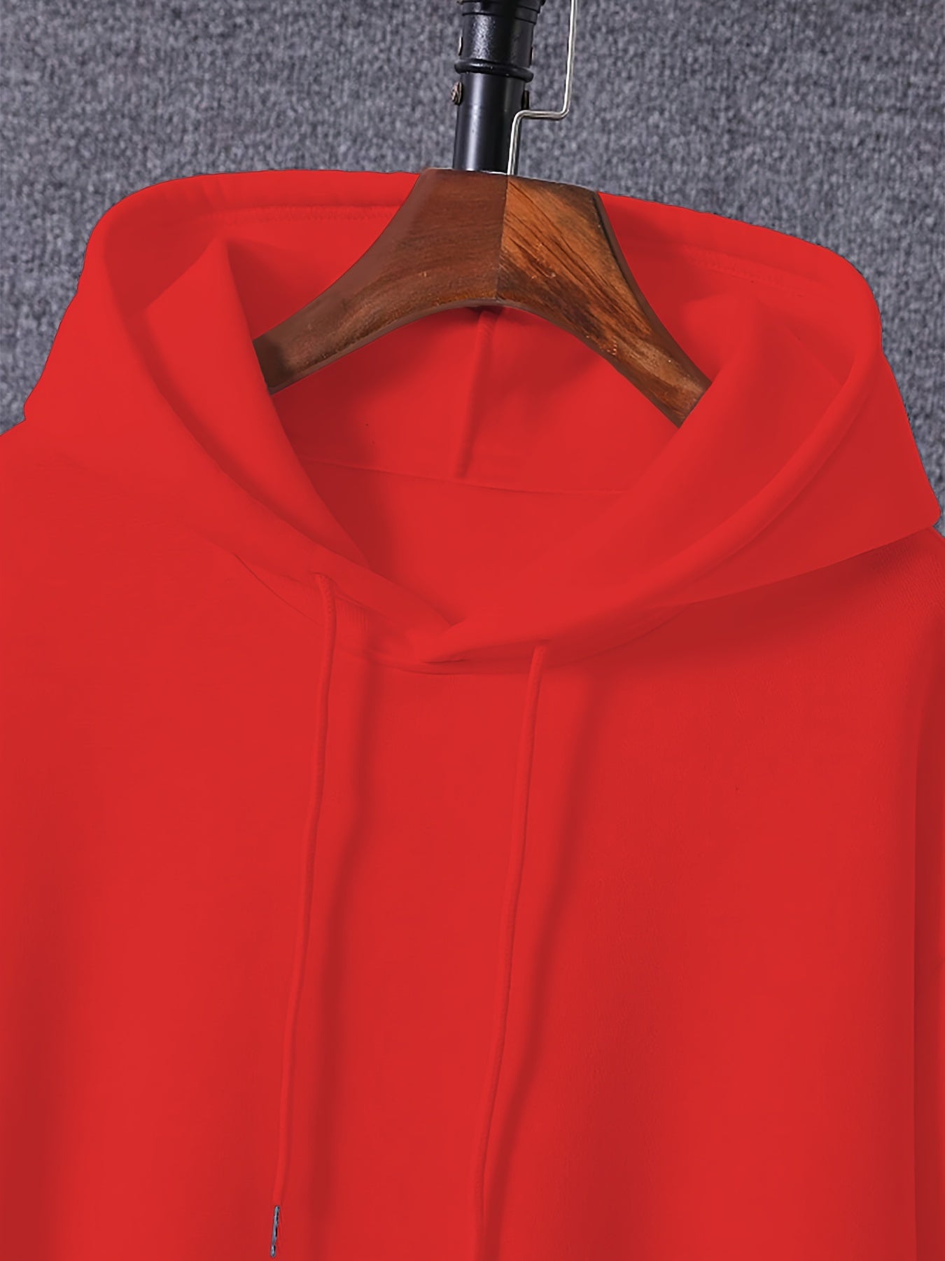 Soft Polyester Men's Casual Hoodie with Loose Fit, Kangaroo Pocket, Unique Print Design, Machine Washable